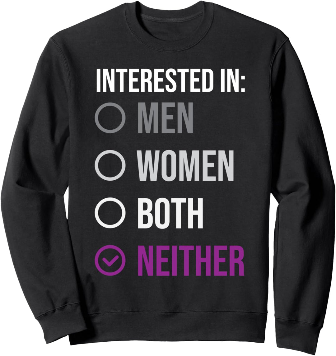 Ace Pride LGBTQIA Genderfluid Queer Geschenk Asexuell Sweatshirt