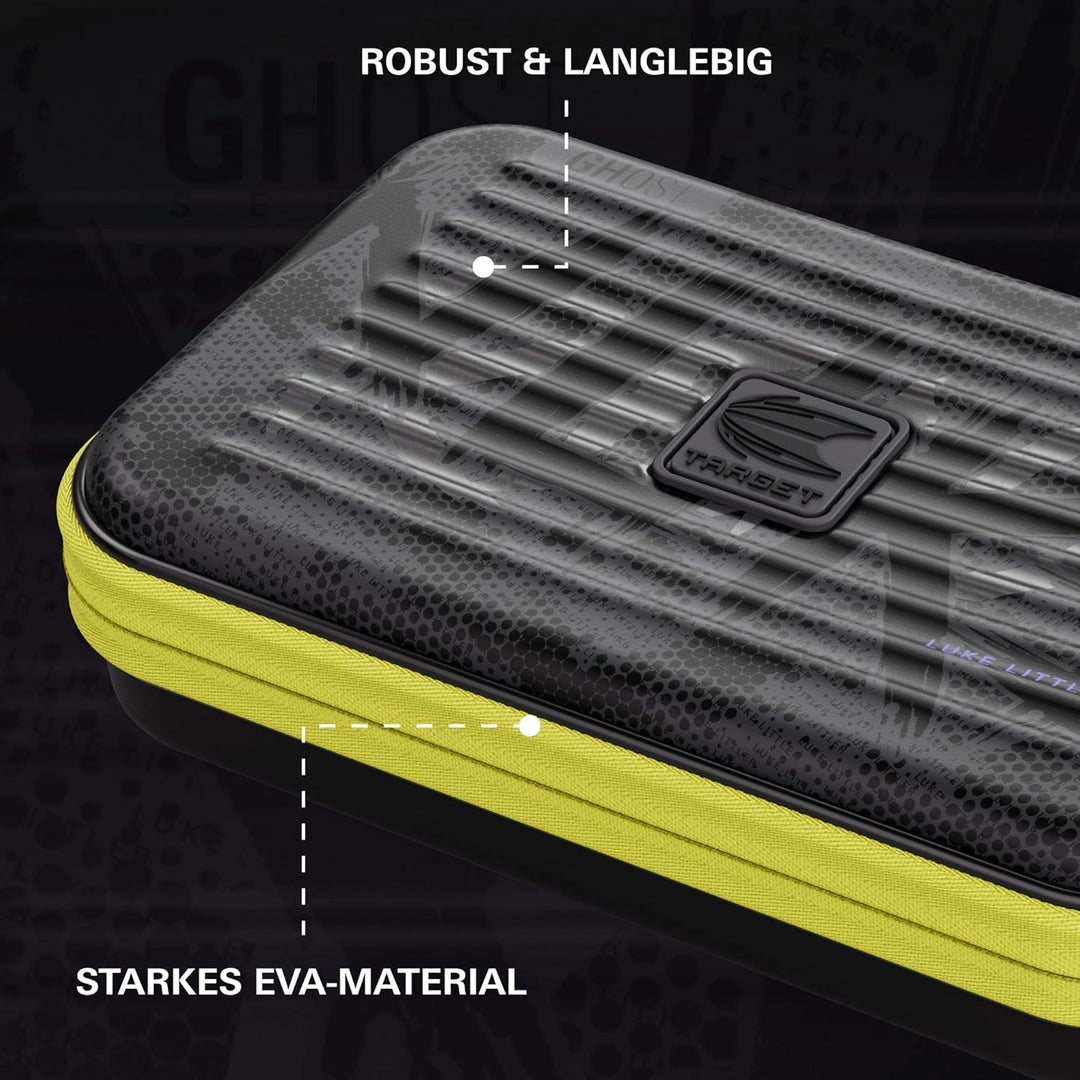 Target Darts Luke Littler Ghost Series XL Takoma Wallet Regular – Dartkoffer schwarz/weiss | „The Nu