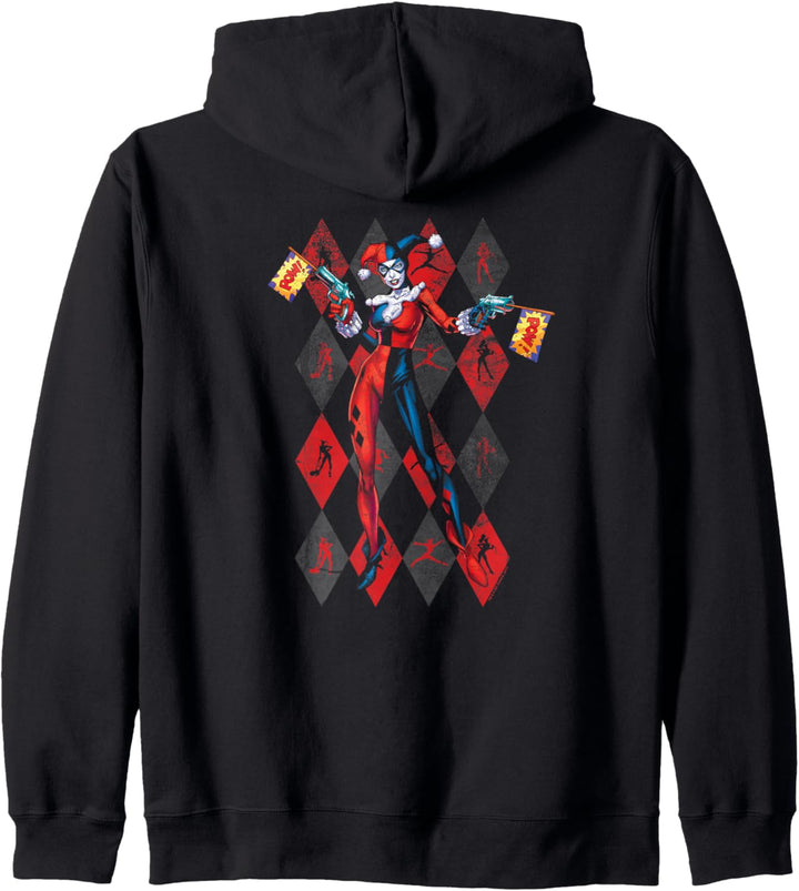 Harley Quinn Pow Pow Kapuzenjacke