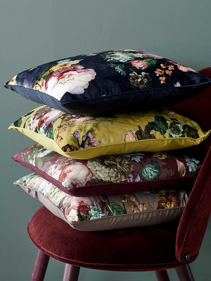 ESSENZA Dekokissen Fleur Nightblue 50x50 cm 1 Stück (1er Pack) Nightblue, 1 Stück (1er Pack) Nightbl