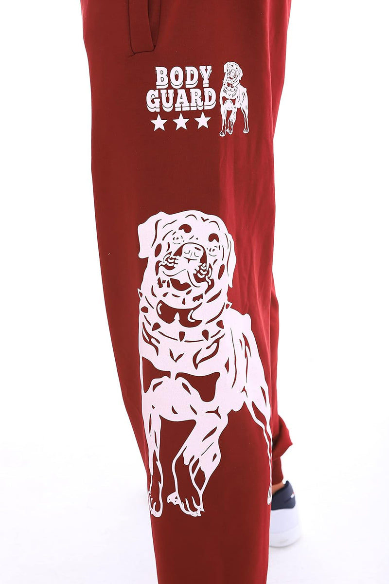 Raff & Taff Jogginghose Sweatpants Sporthose Bulldog Bodyguard aus hochwertiger Baumwollmischung 5XL