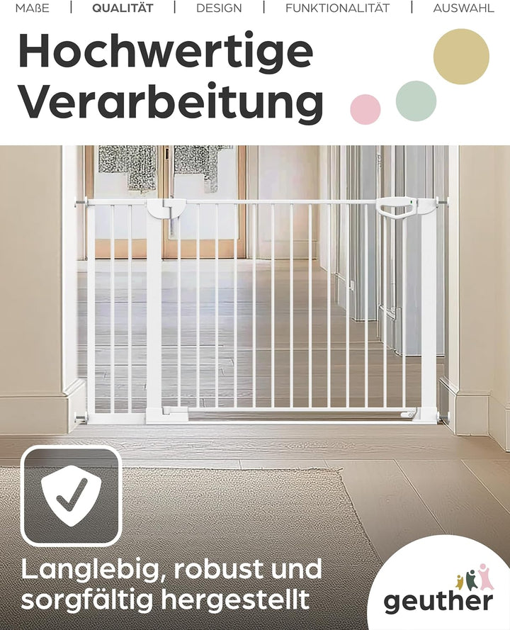 Türschutzgitter Easylock 10 cm Verlängerung Weiss Weiss 10 cm, Weiss 10 cm