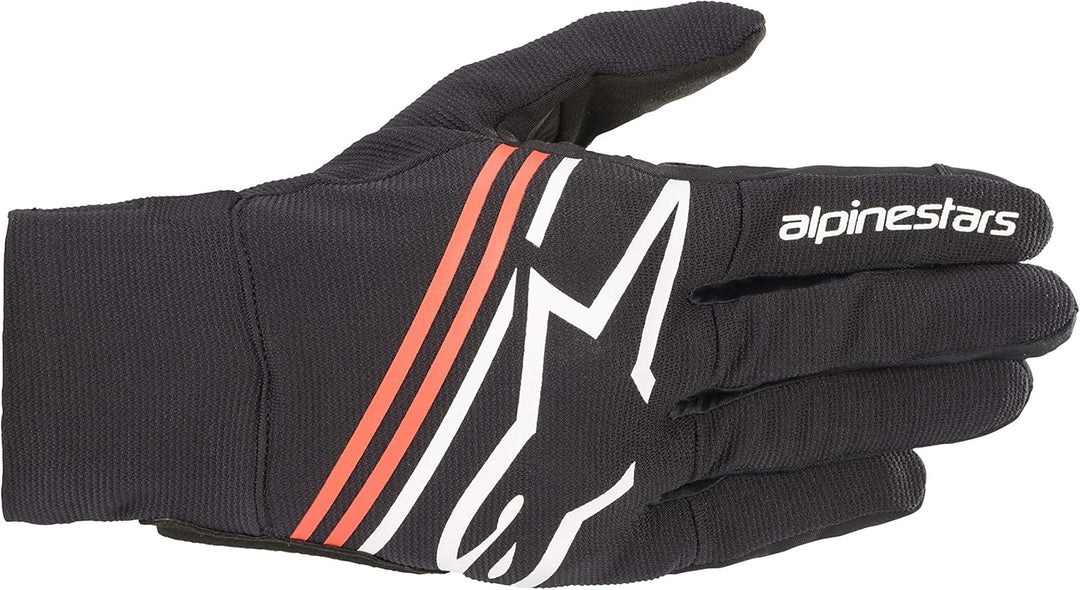 Alpinestars Reef Motorrad Handschuhe (Black/White/Red,3XL)