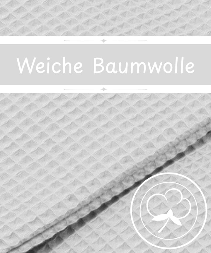 Einschlagdecke Babyschale Frühling Herbst, Reine Baumwolle ohne Polyester-Plüsch, hypoallergen, 3-Pu