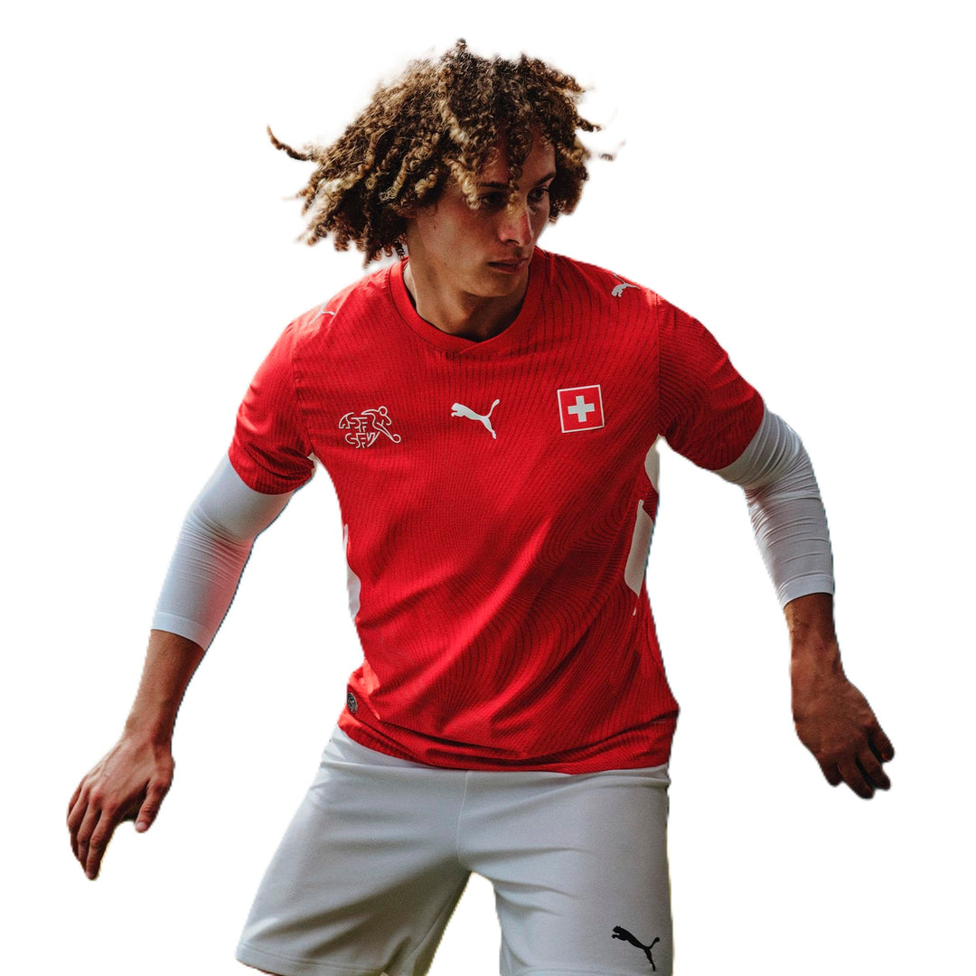 Schweiz, Trikot Herren, Saison 2022/23 Offizielle Heimtrikot S Puma Rot-puma-weiss, S Puma Rot-puma-