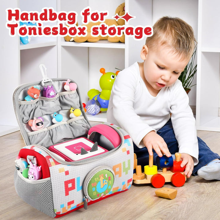 OUKNAK Tragetasche für Toniebox Starter Set, Aufbewahrungstasche für Toniebox Audio Player Tragebox
