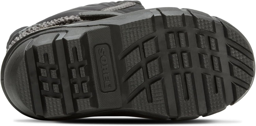 Sorel Flurry Winterstiefel für Kinder, Grau (Dark Grey x Warning Yellow F18), 32 EU 25 EU Black City