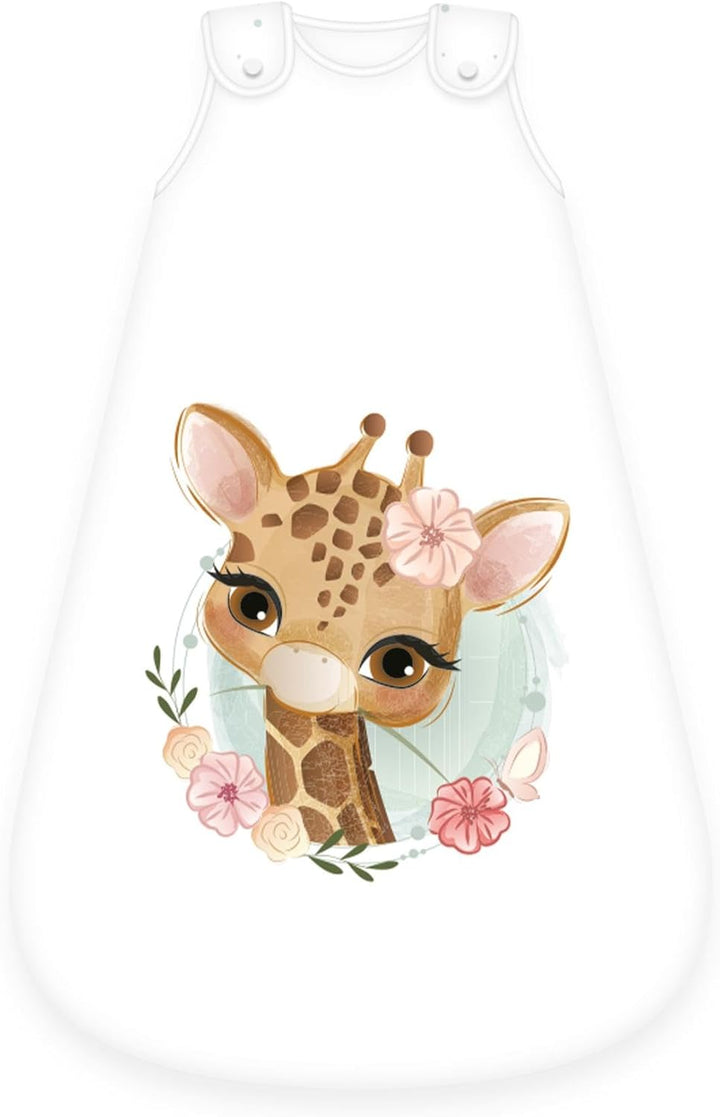 Herding Baby Best Baby-Schlafsack, Giraffen-Motiv, 90 x 45 cm, Seitlich umlaufender Reissverschluss