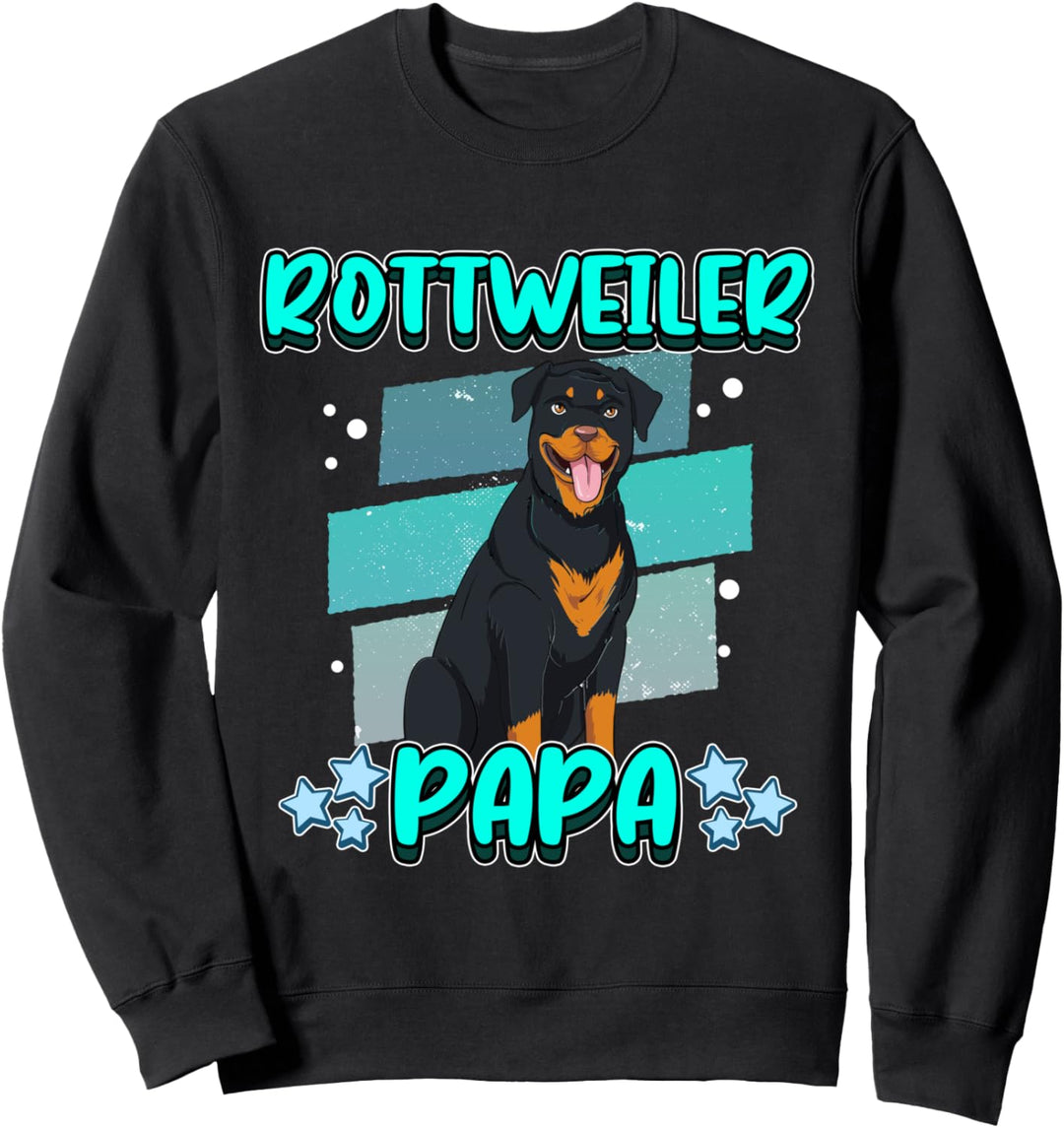 Rottweiler Papa Hund Spruch Sweatshirt
