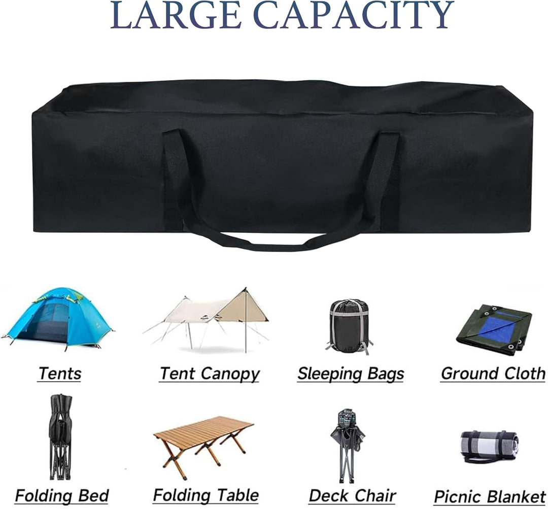 Tceapoo Tragbare Zeltstangentasche 100/120/150cm, wasserdichte Zeltstangen Tasche Gestängetasche Tra