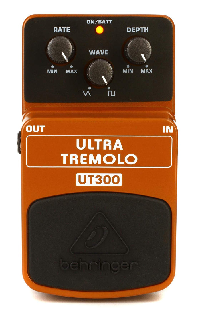 Behringer UT300 Ultra Tremolo Klassisches Tremolo-Effektpedal ULTRA TREMOLO UT300 Guitar Pedal, ULTR