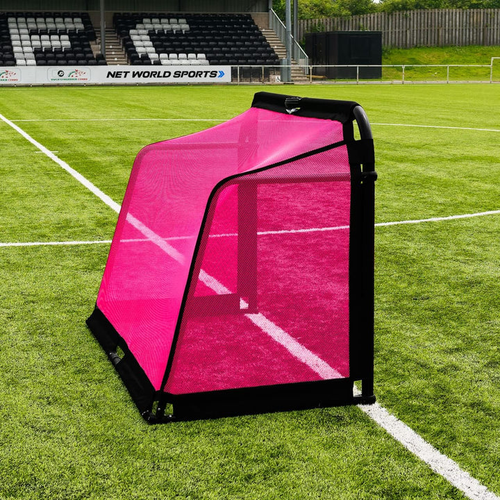 FORZA POD Tor | Pro Alu50 Tragbares Pop-Up-Trainingstor mit Netz und Tragetasche, Schnellaufbau | Le