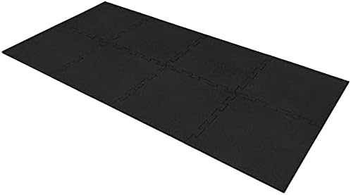 Sporttrend 24® Gummi Schutzmatten in schwarz Grösse XS, S und M | Bodenschutzmatte, Unterlegmatte fü