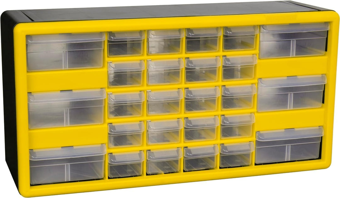 Akro-Mils 10126 26-Drawer Plastic Drawer Storage Cabinet for Garage Organization, Lego Storage, Teac
