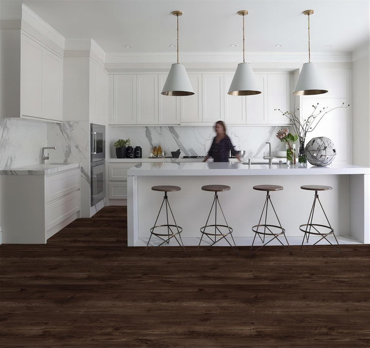 Oxdigi PVC Bodenbelag Selbstklebende 1.6m², Verdickt Holzoptik Vinylboden Bodenfliesen für Eingangst