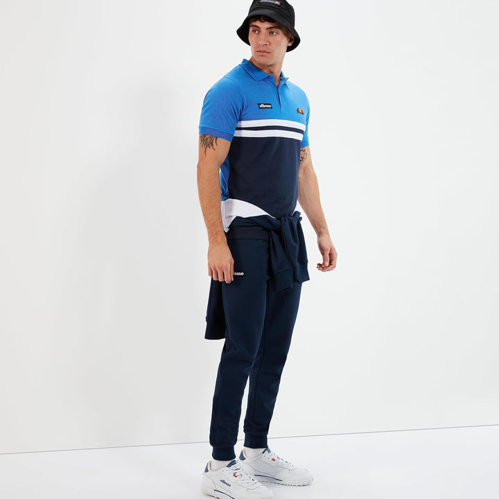 Ellesse Herren Muccio T-Shirt M Blau / Marineblau / Weiss, M Blau / Marineblau / Weiss
