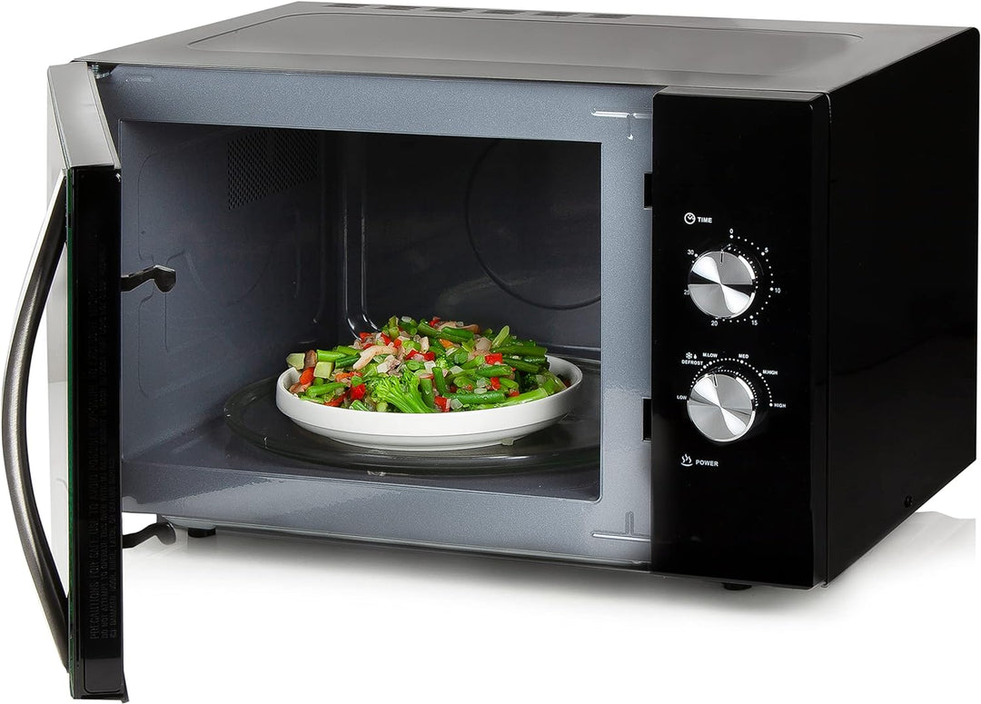 Domo DO2431 Mikrowelle mit Ofen schwarz-silber 30 l