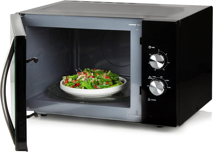 Domo DO2431 Mikrowelle mit Ofen schwarz-silber 30 l