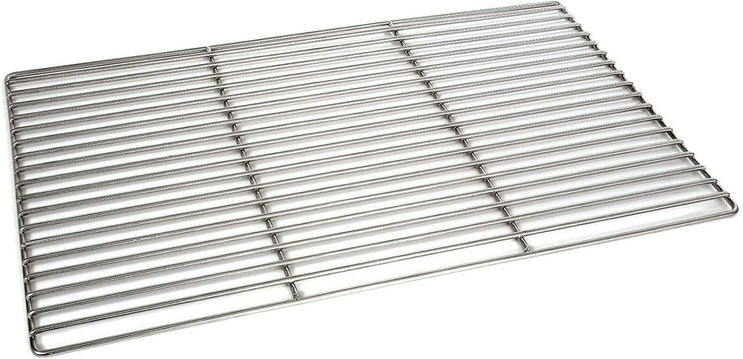Massiver Grillrost 50 x 40 cm aus Edelstahl 6 mm rostfrei und elektropoliert
