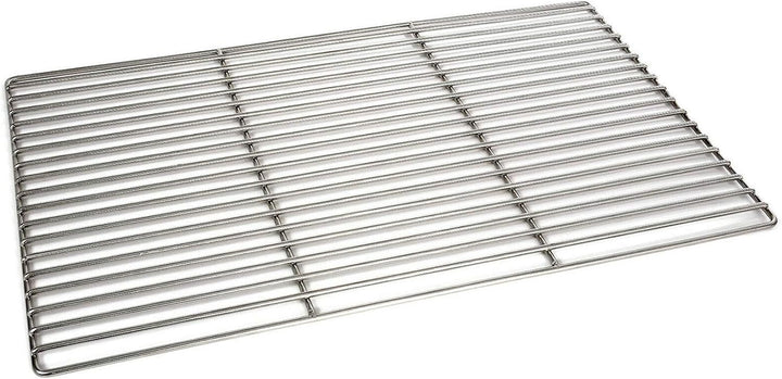 Massiver Grillrost 50 x 40 cm aus Edelstahl 6 mm rostfrei und elektropoliert