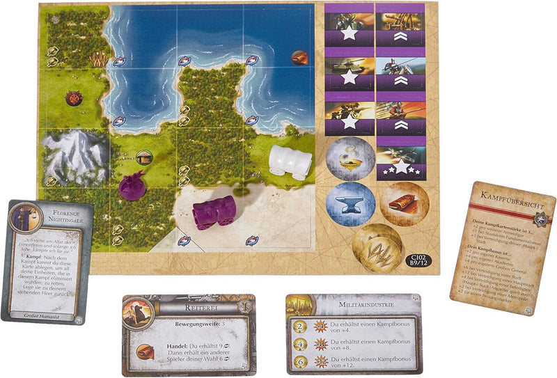 Asmodee Civilization: Das Brettspiel - Ruhm und Reichtum, Erweiterung, Kennerspiel, Deutsch, Das Bre