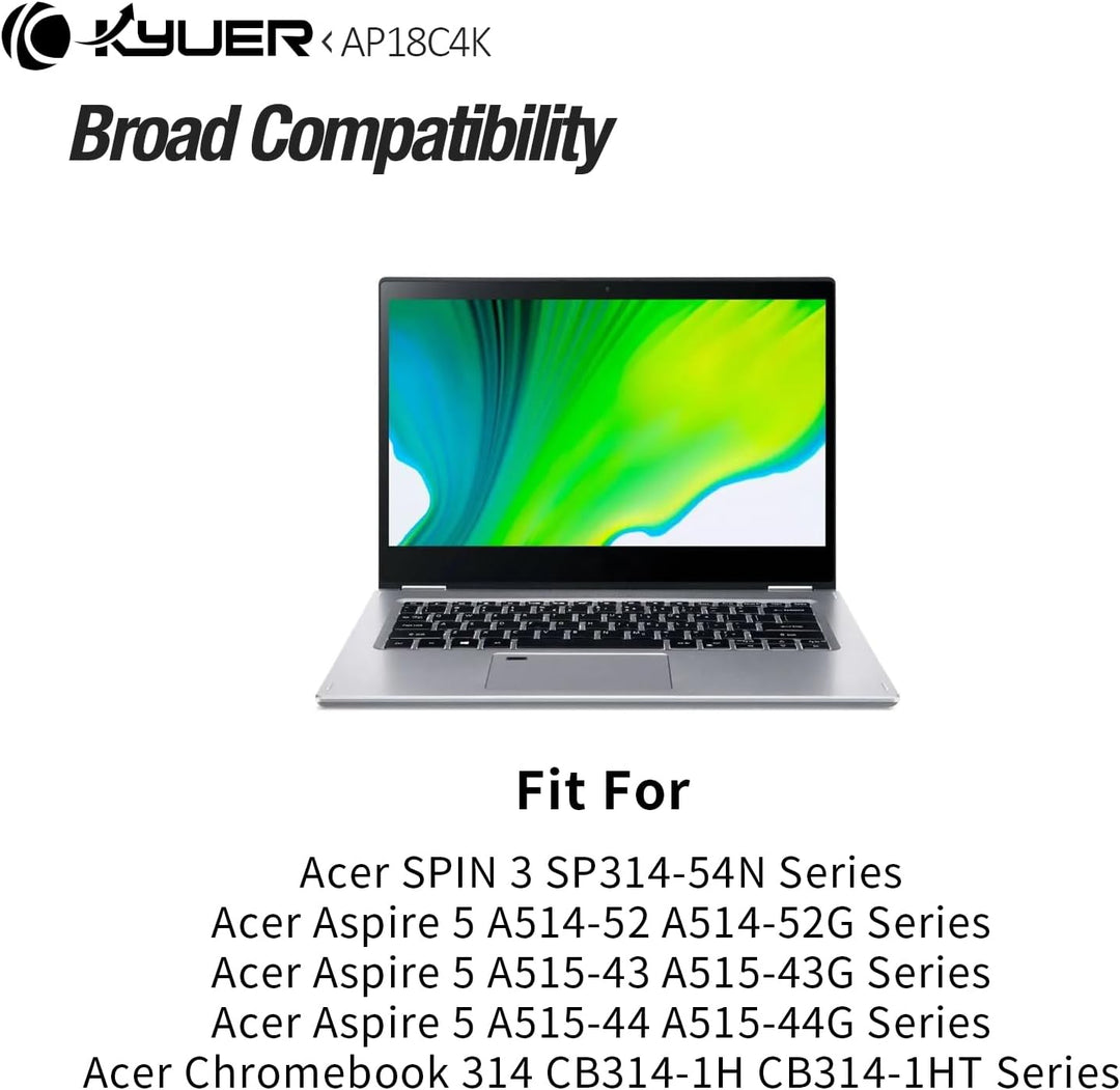 K KYUER 48Wh AP18C4K Laptop Akku für Acer Aspire 5 A514-52 A515-43 A515-44 A514-52G A515-43G A515-44