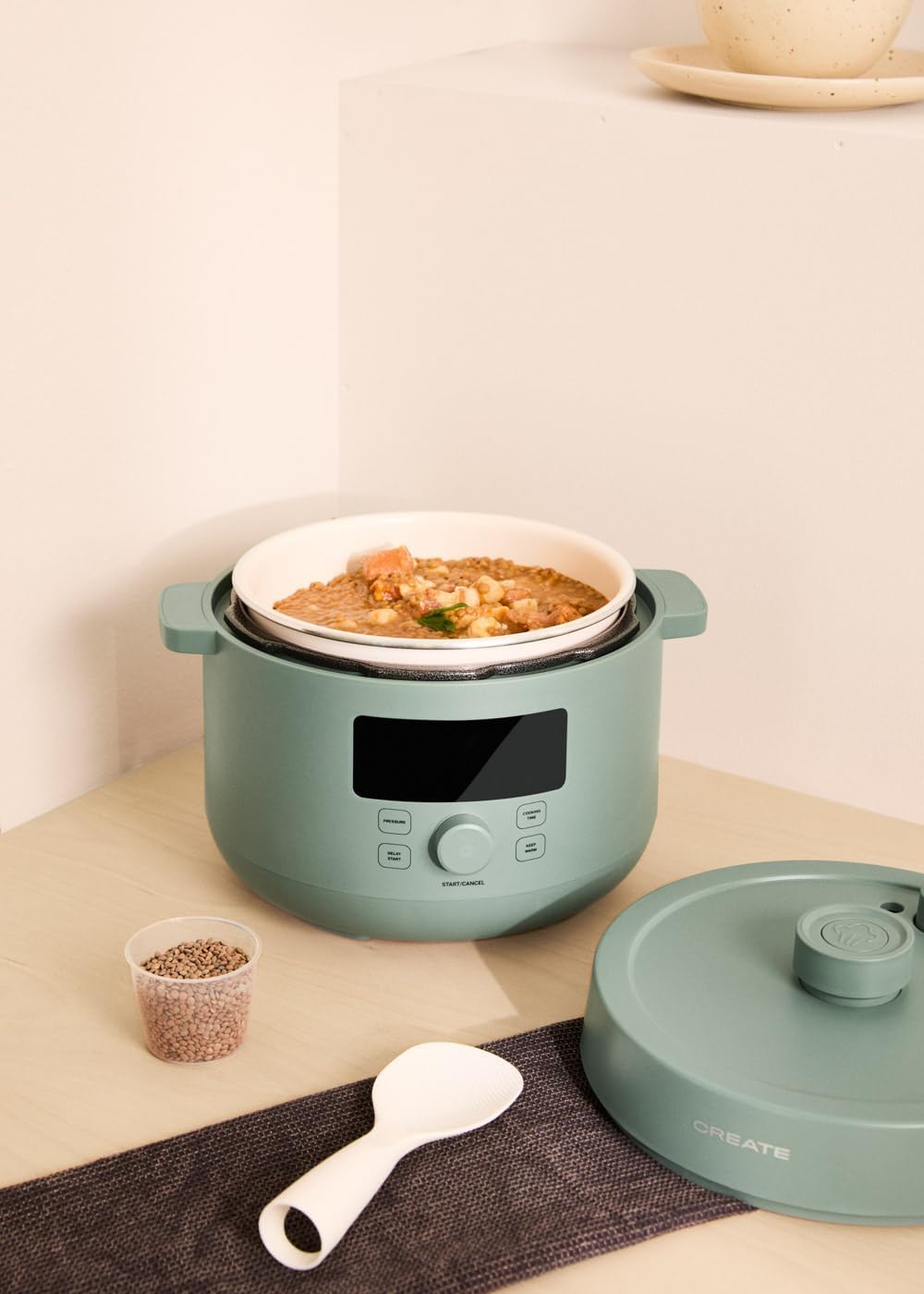 CREATE/PRESSURE COOKER STUDIO/Multifunktioneller programmierbarer elektrischer Schnellkochtopf 4L Sa
