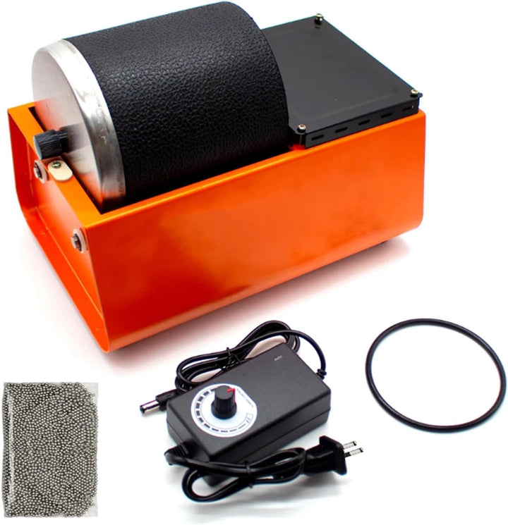 Poliermaschine Polierer, Poliertrommel Schmuck Multifunktional Metall Poliermaschine Einstellbar Rot