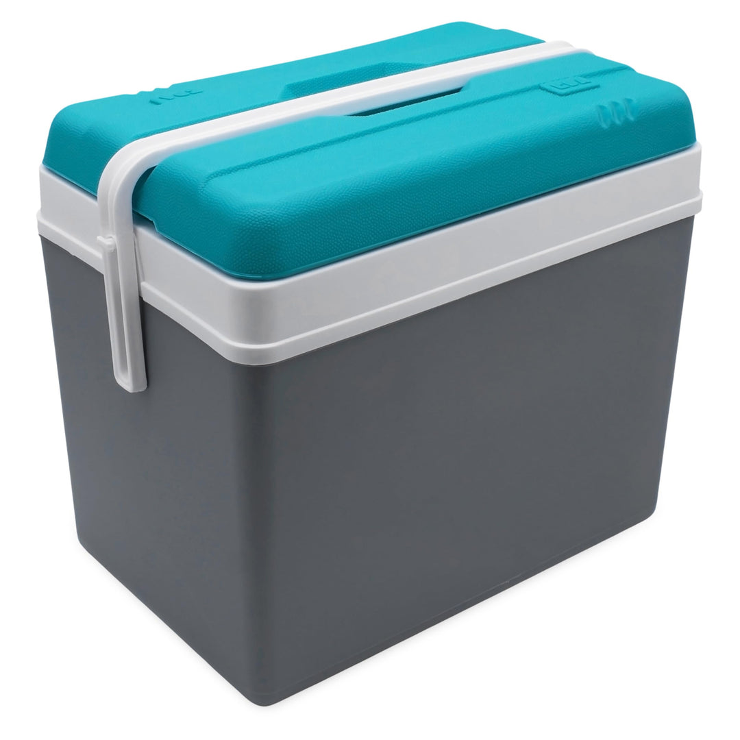 Kühlbox aus Kunststoff - Outdoor Thermobox mit Tragegriff - Kühltasche Isoliertasche Thermo Behälter
