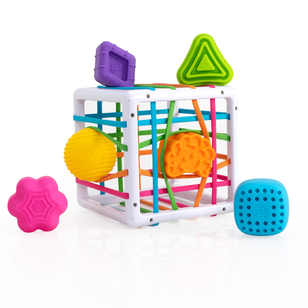 Fat Brain InnyBin Spielzeug, Kinder Vorschulspielzeug, Lernspielzeug, Formsortierer, Spielzeug für B