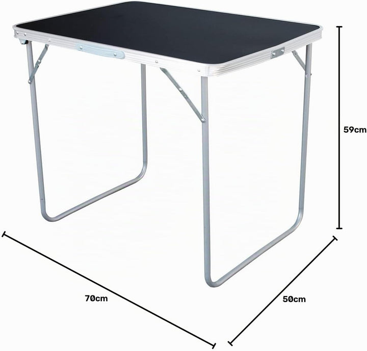 XL Aluminium Campingtisch schwarz oder weiss klappbar mit Tragegriff Alu Verschiedene Masse