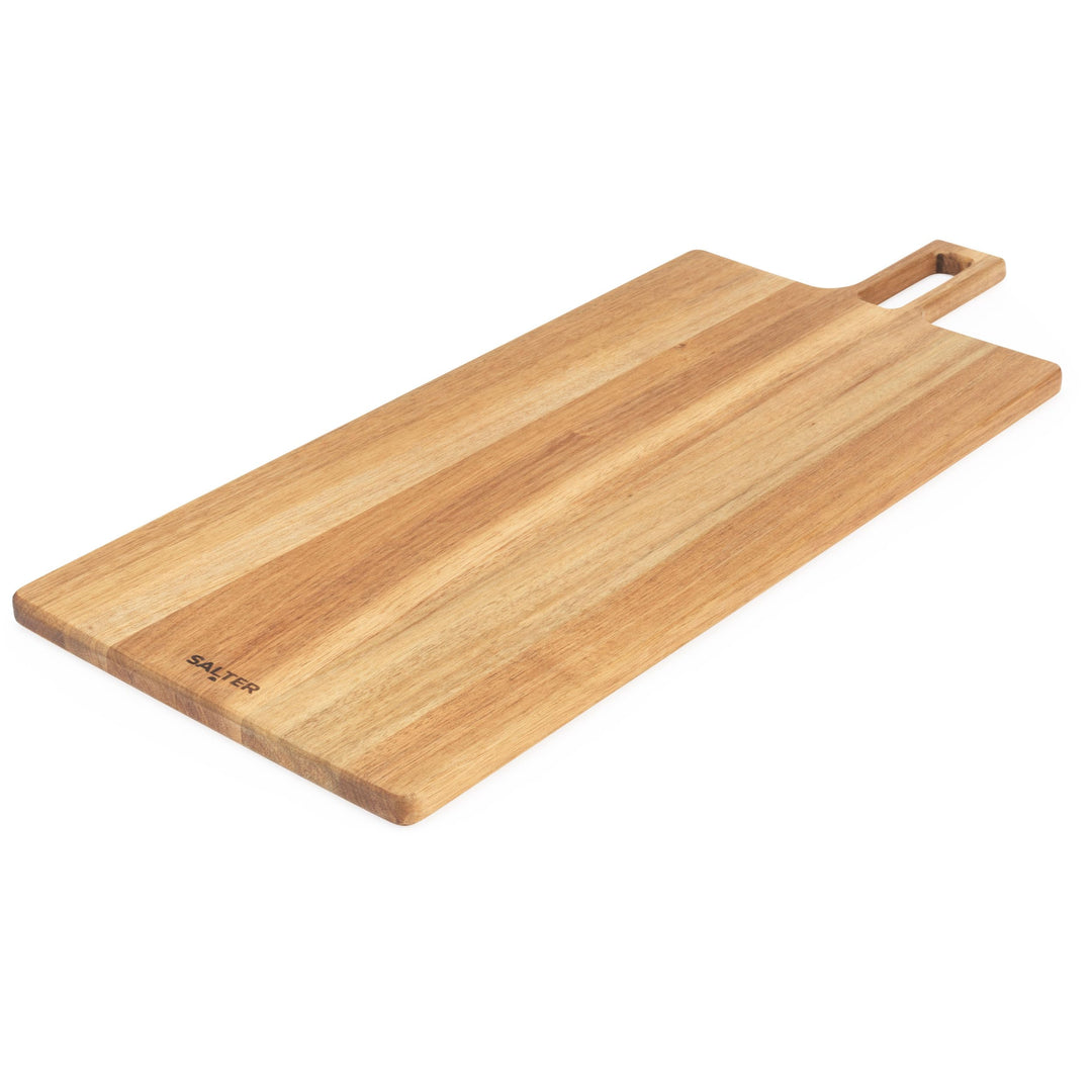 Salter BW13693EU7 Toronto Servierbrett – 60 cm Pizzaschaufel aus Holz, grosses Weidebrett, FSC-zerti