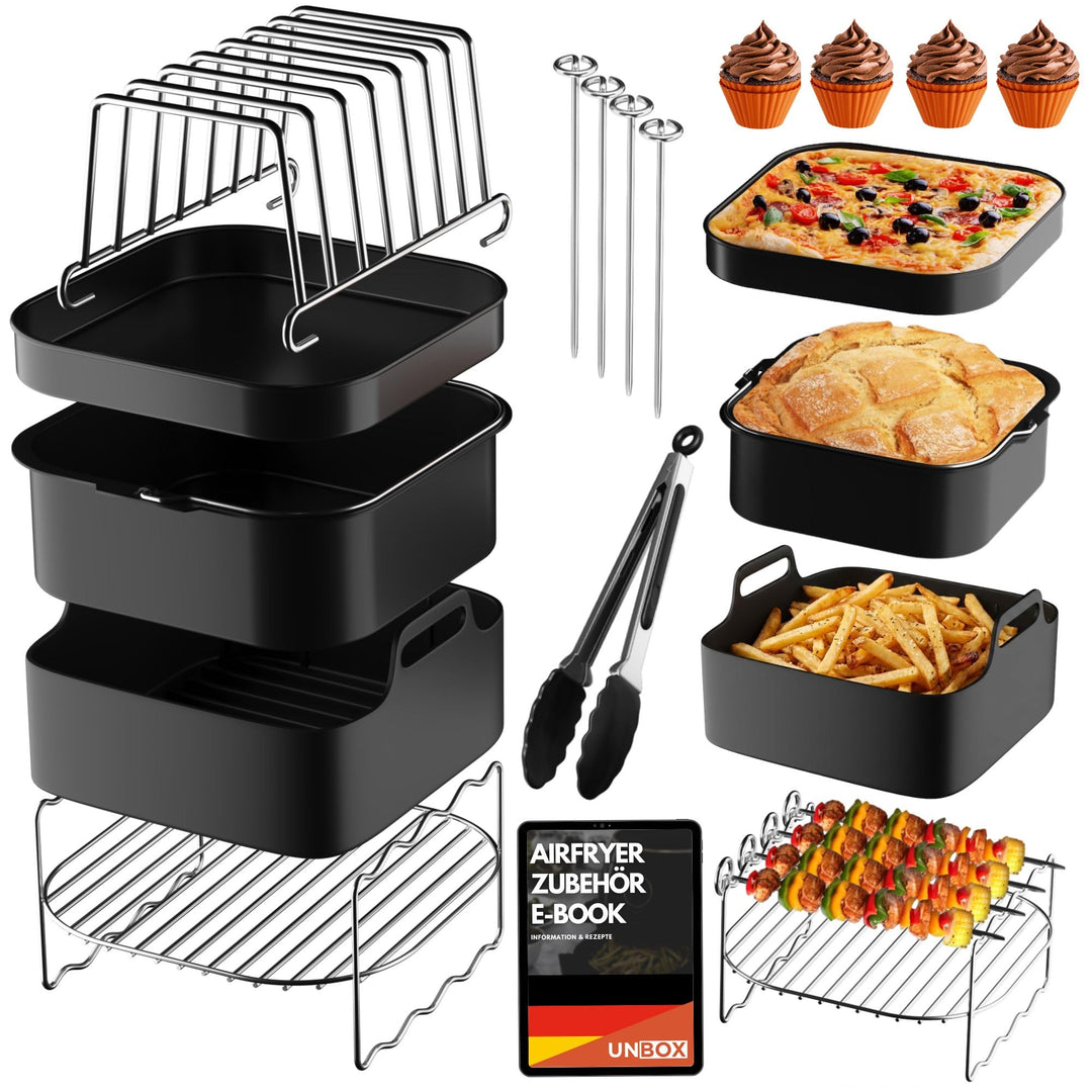 UNBOX Heissluftfritteuse Zubehör für COSORI Turbo Tower Pro Smart 10,8L - COSORI Turboblaze Zubehör