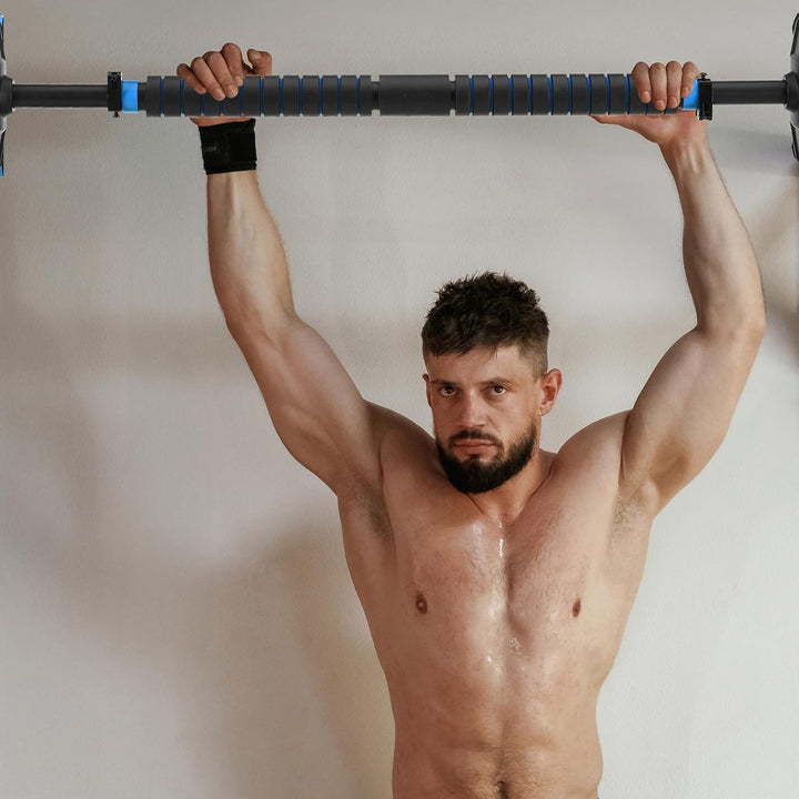 Gymtek Klimmzugstange für Türrahmen, Klimmzug Montierbar ohne Schrauben, Rutschfest Pull Up Bar mit