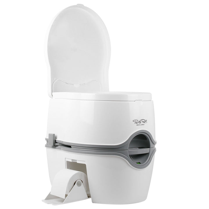 Thetford 92820 Porta Potti 565P Tragbare Toilette Qube, Weiss-Grau, 448 x 388 x 450 mm Porta Potti 5