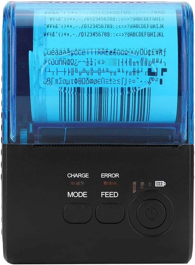 Thermodrucker Bondrucker 58mm, Bluetooth 4.0 Wireless Quittungsdrucker ESC/P0S/STAR Befehlen Drucker