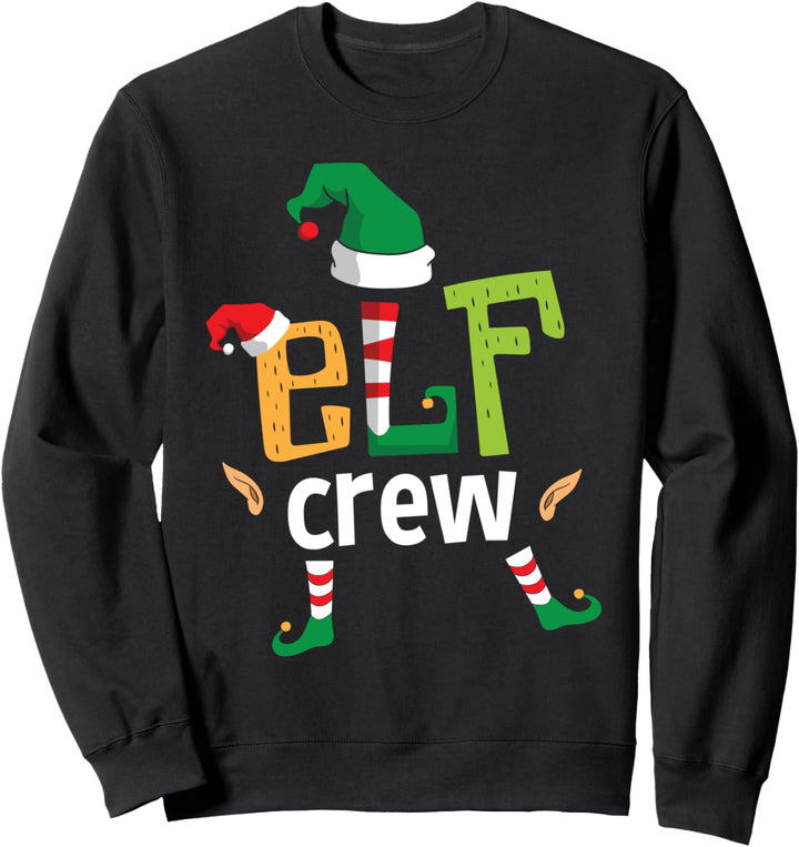 Elf Crew Christmas Elfen Weihnachtself Familie Weihnachten Sweatshirt