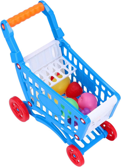 Kinder Einkaufswagen Spielset,Pädagogischer Kinder-Einkaufswagen, Spielzeug zum Spielen, Rollenspiel