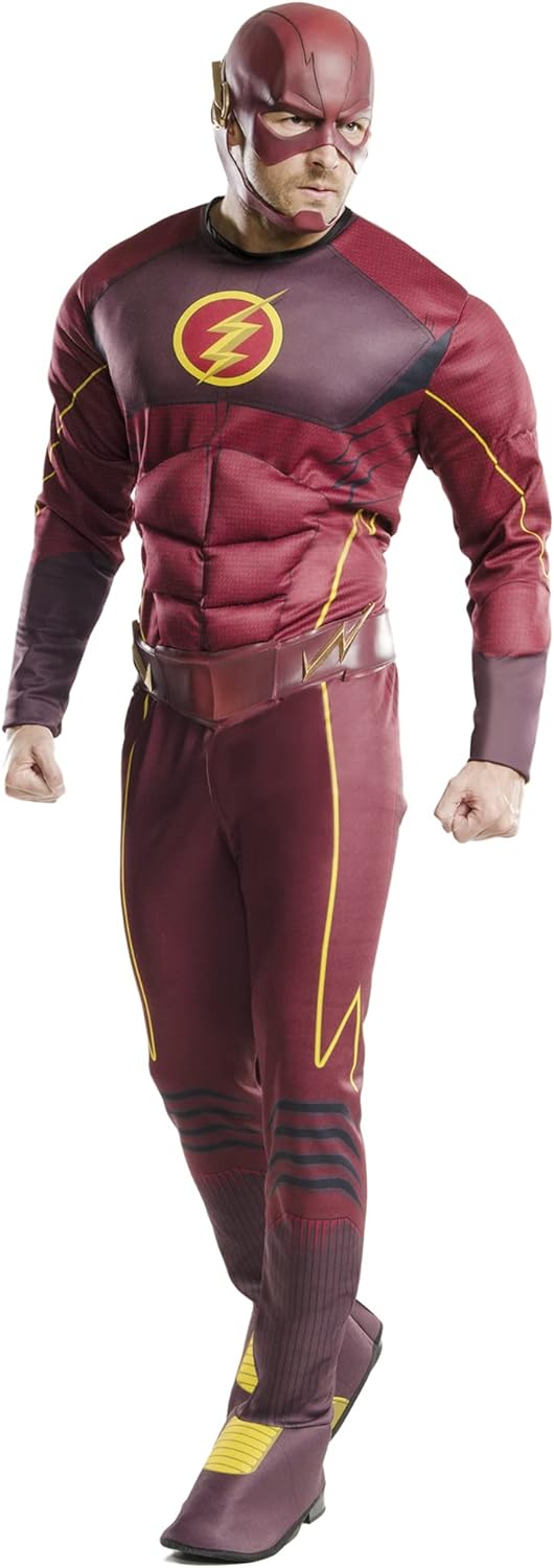 Rubie's 3810394 - The Flash Deluxe - Adult, Action Dress Ups und Zubehör, XL, XL