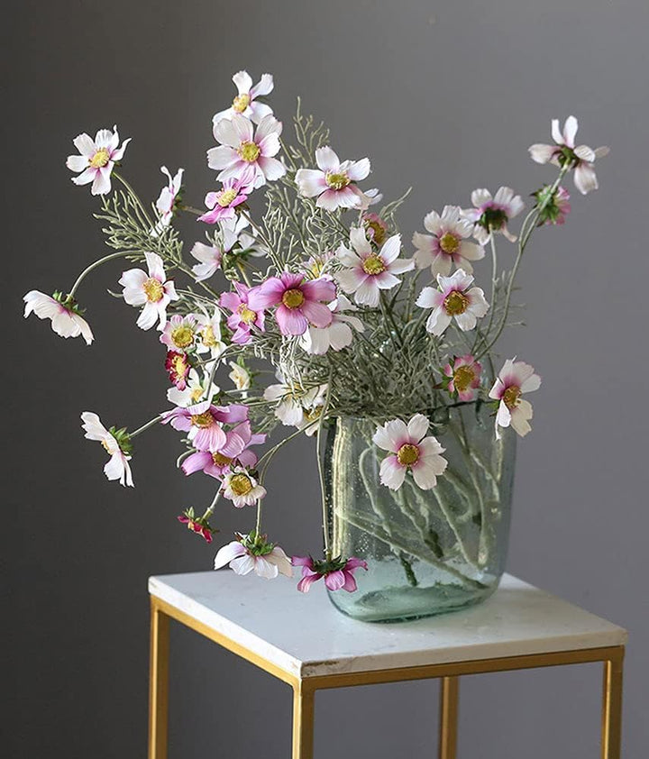 Candora Tasche Glasvasen für Dekoration Kreative Bubble Handtasche Blumenvase Desktop Glaskorb Vase
