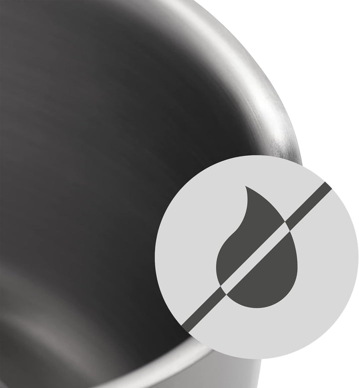 Silit Gemüse- Suppentopf Induktion 28cm, Glasdeckel, Topf hoch 12l, Edelstahl poliert, unbeschichtet