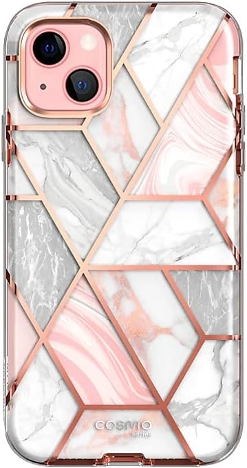 i-Blason Glitzer Hülle für iPhone 13 Mini (5.4‘’) Handyhülle 360 Grad Case Bumper Schutzhülle Cover