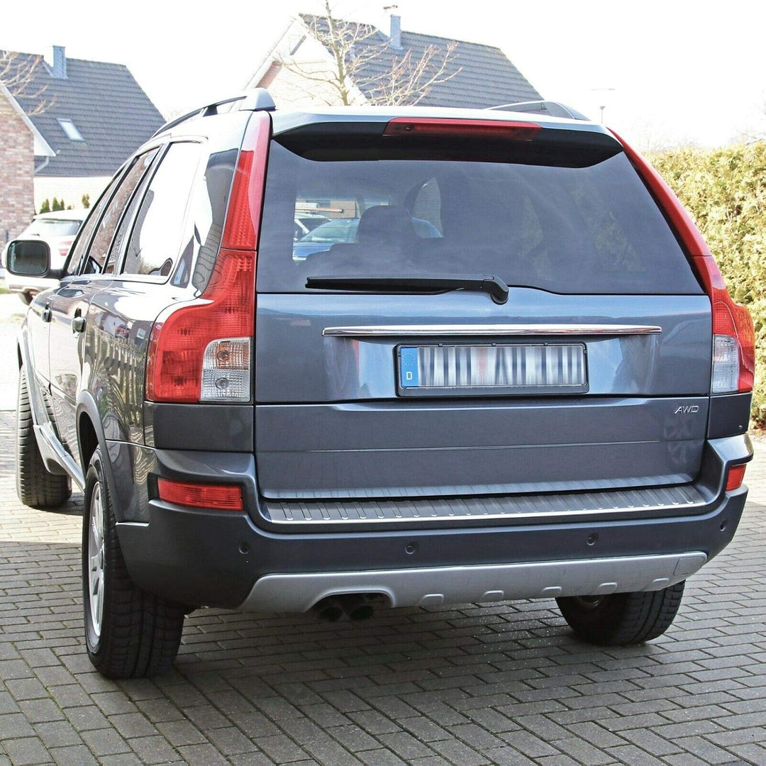 Ladekantenschutz Edelstahl MATT kompatibel für VOLVO XC90 I | 2002-2014 | DESIGN AUFLAGE | premium Q