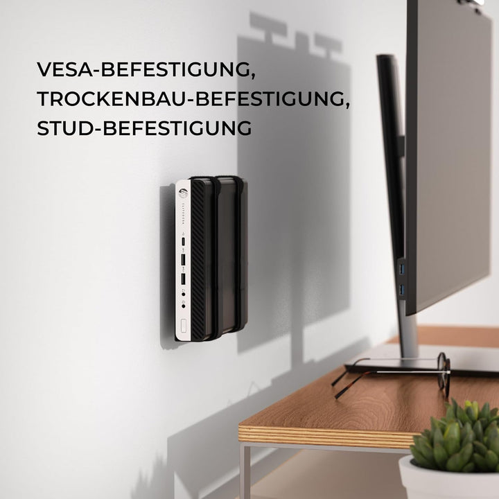 HumanCentric Universelle Wand und VESA Halterung, Verstellbare Gurthalterung für Computer, USV Gerät