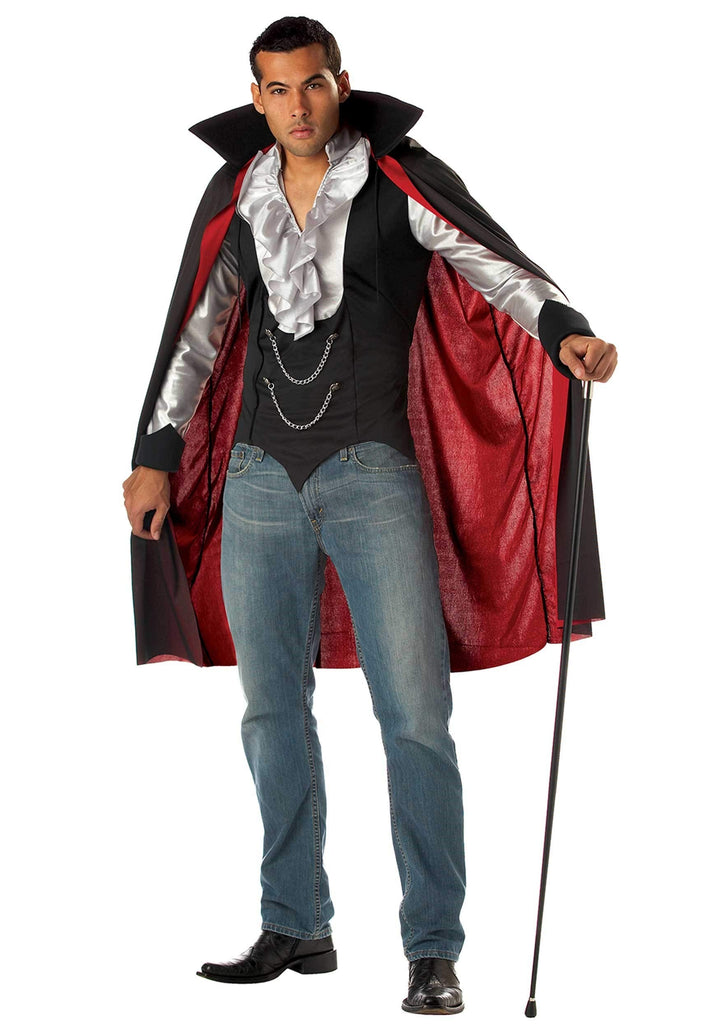 California Costumes Sehr Cooles Vampir-Kostüm für Herren, Schwarz, L L Mehrfarbig, L Mehrfarbig