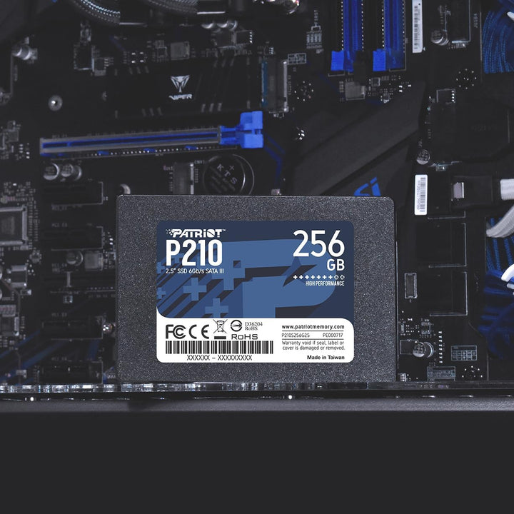 Patriot P210 Interne Solid State Drive 256GB SSD SATA 3 2,5 Zoll, 256GB