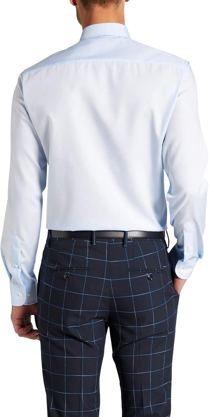 ETERNA Herren Original Shirt Slim FIT 44 Hellblau, 44 Hellblau