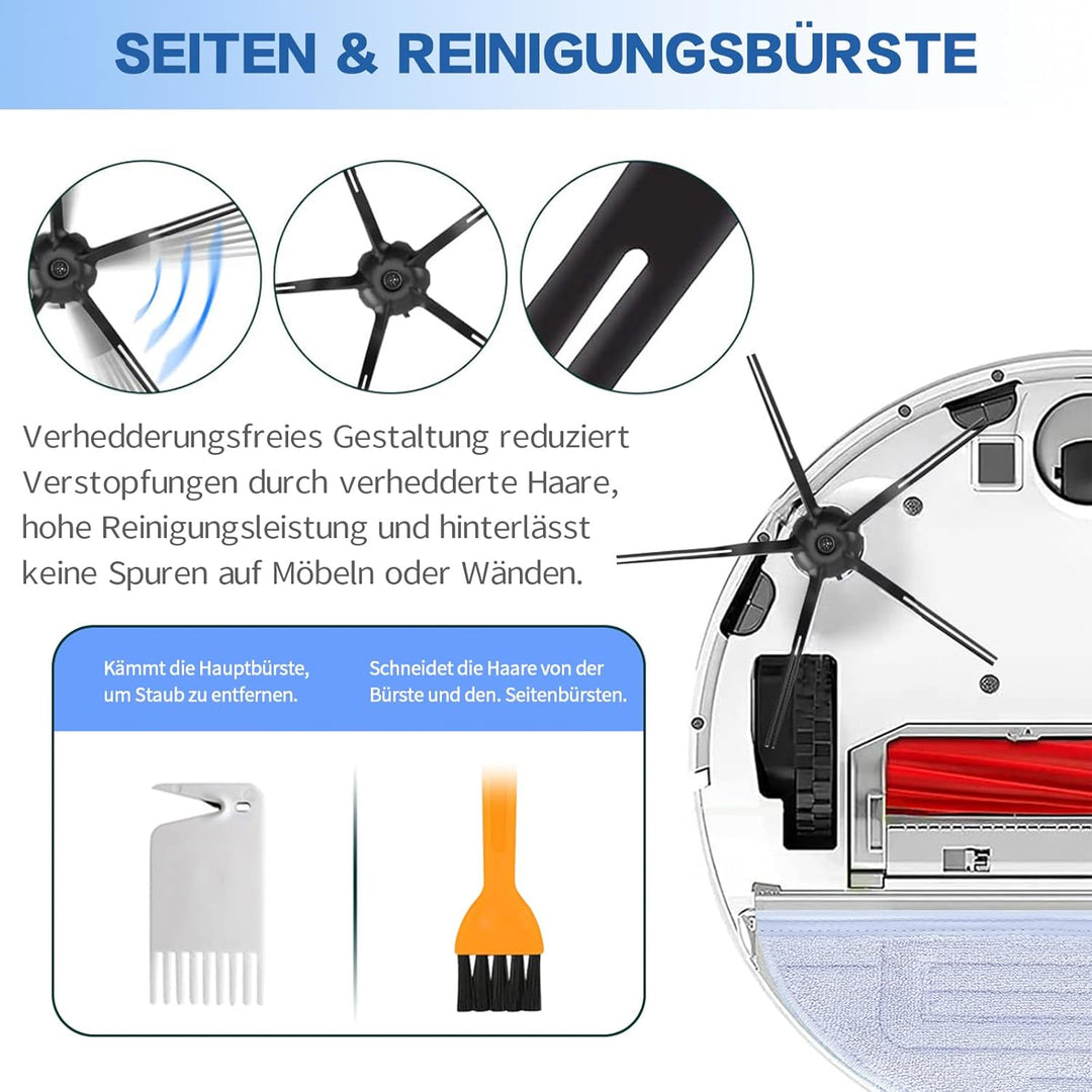 20 Stück Zubehör Für Roborock S7 Maxv Ultra, Ersatzteile Für Roborock S7 Zubehörset Pro Ultra, 1 Hau