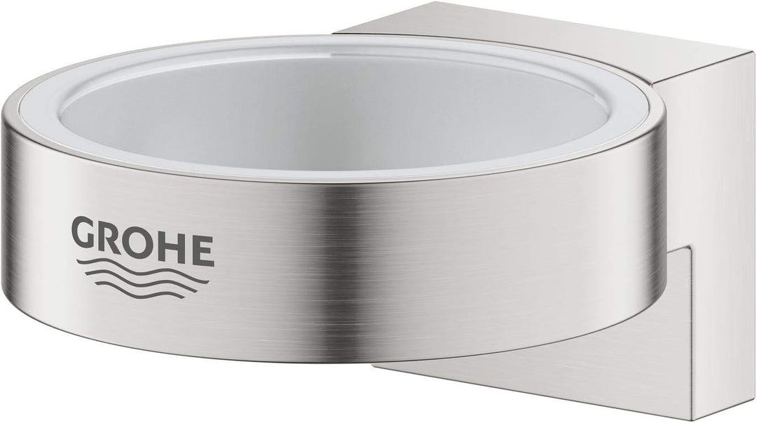 Grohe Selection | Accessoires-Halter | supersteel | 41027DC0 Supersteel Halter für Seifenspender, Su