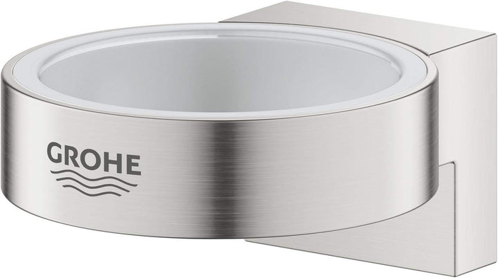 Grohe Selection | Accessoires-Halter | supersteel | 41027DC0 Supersteel Halter für Seifenspender, Su